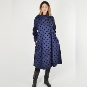 Mycra Pac Reversible Green/Black Polka Dot Rain Coat